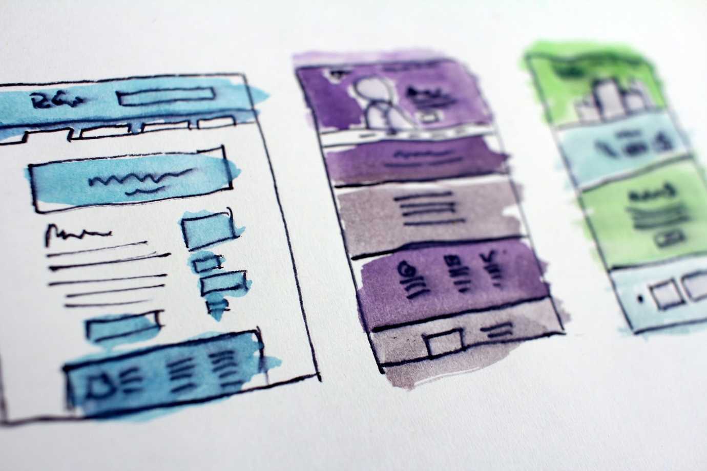 Photo by Hal Gatewood of wireframe sketches, found at Unsplash